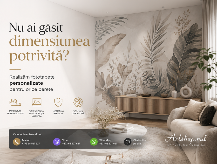 Nu ai găsit dimensiunea potrivită? Realizăm fototapete pentru orice mărime