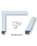 Ramă decorativă albă minimalistă – baghetă modernă