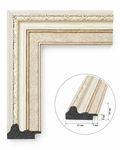 Baghetă decorativă clasică crem-perlată