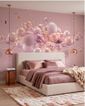 Bule pastel 3D abstracte