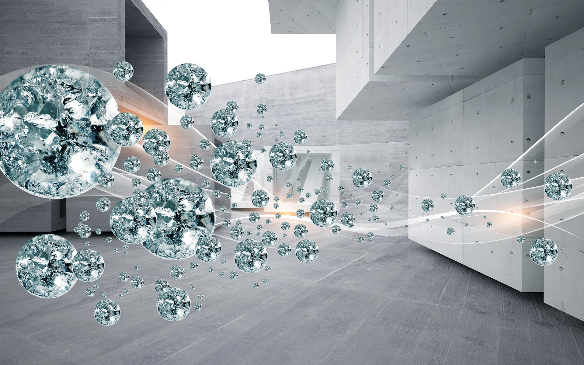 Diamante plutitoare moderne