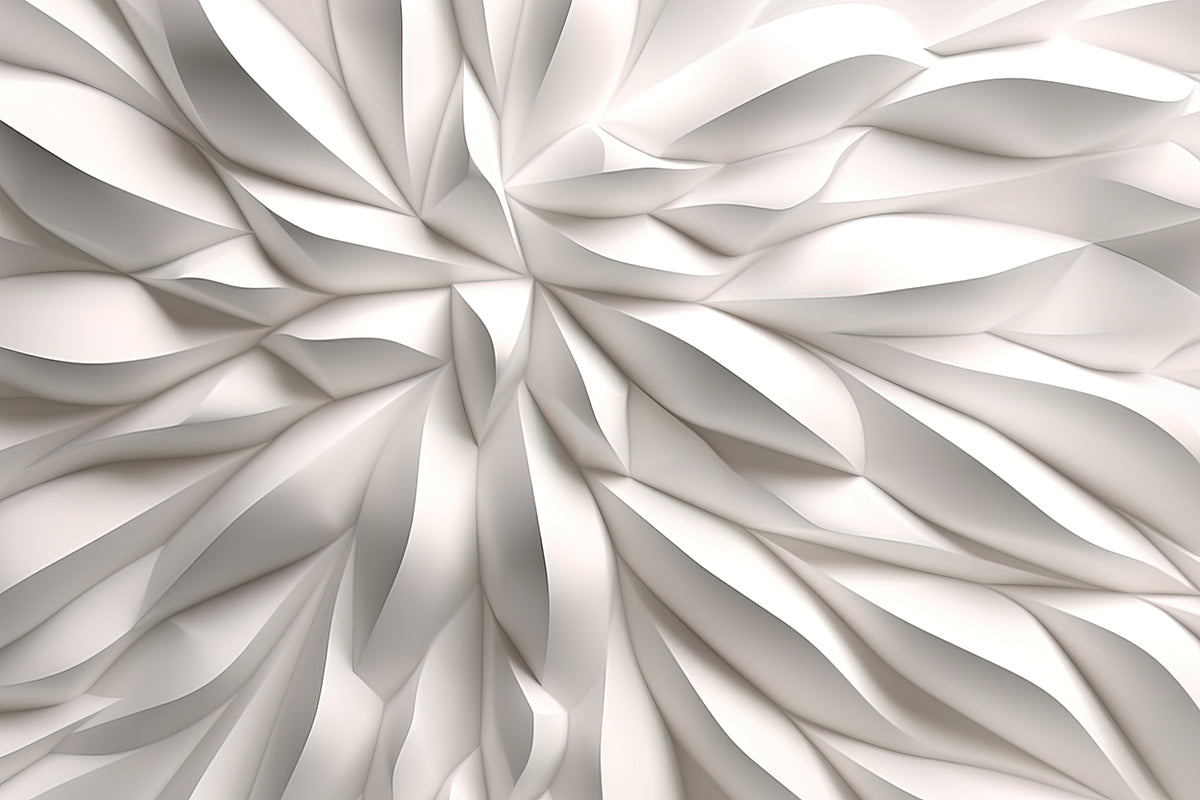 Relief alb cu forme geometrice