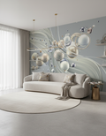 Sfere abstracte futuriste 3D