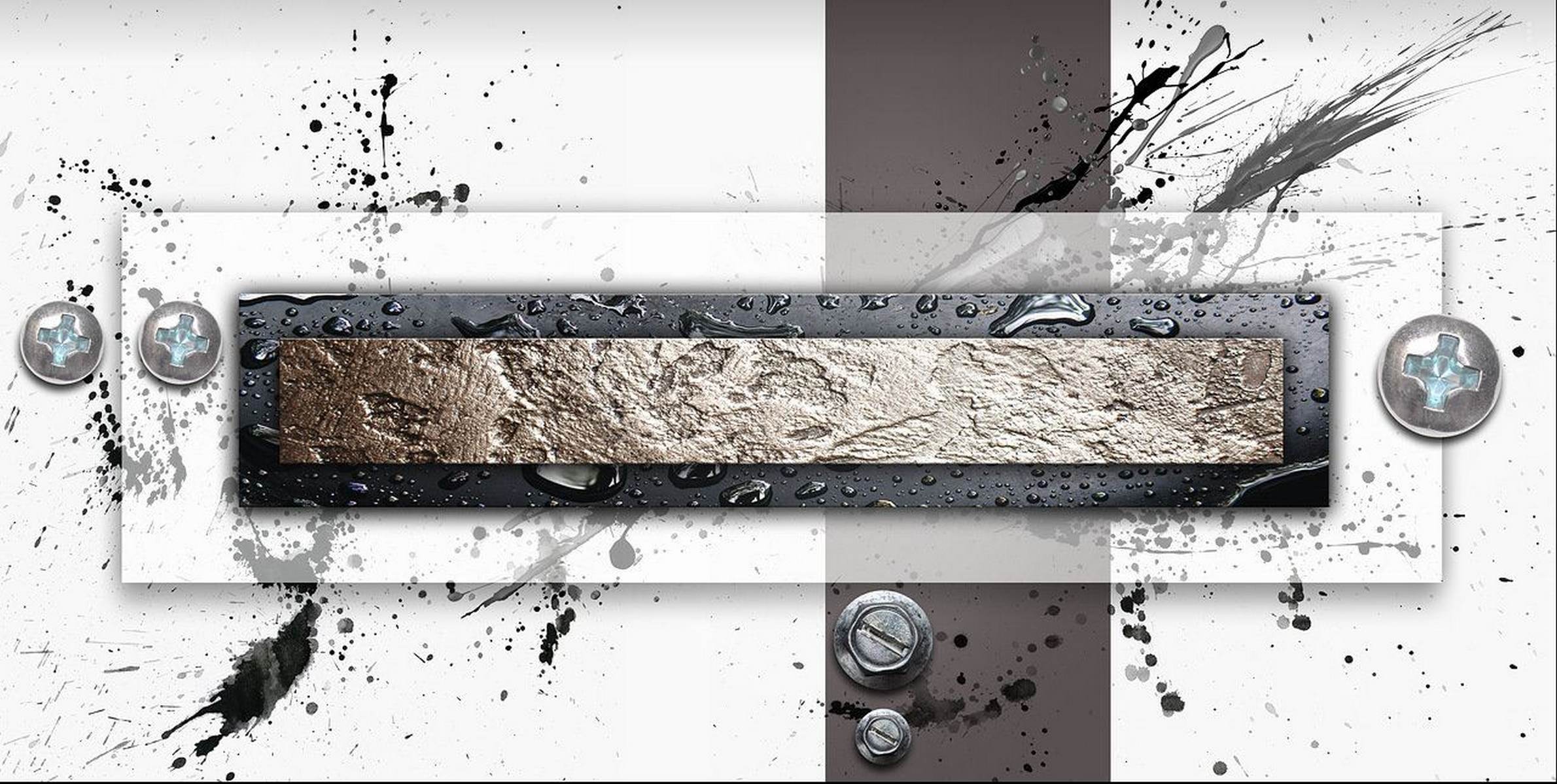 Metal industrial cu stropi negri