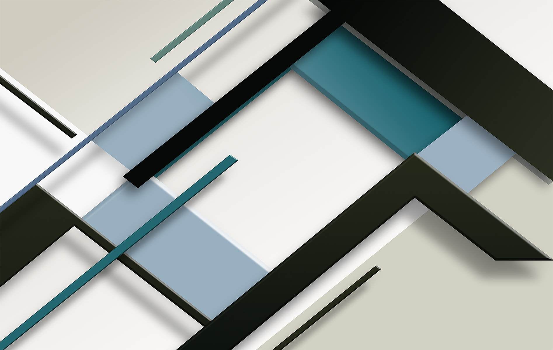 Forme geometrice albastre moderne