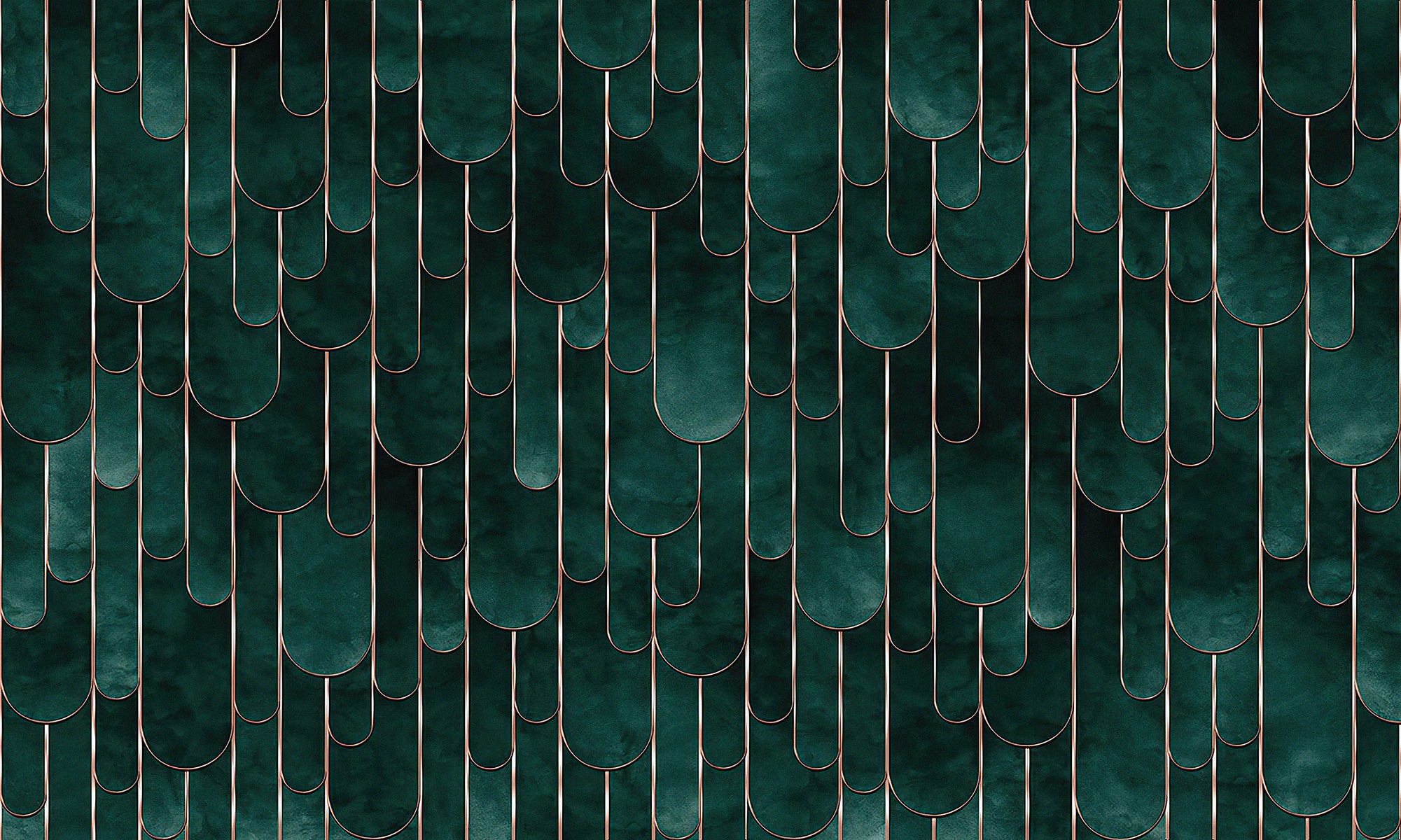 Model art deco verde smarald