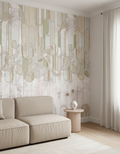 Model abstract bej cu ornamente
