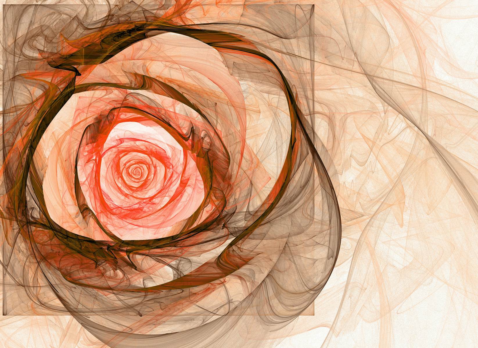 Trandafir abstract nude