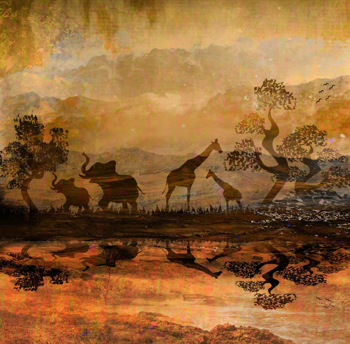 Safari african artistic