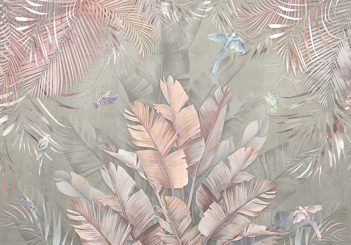 Frunze pastel cu aspect vintage