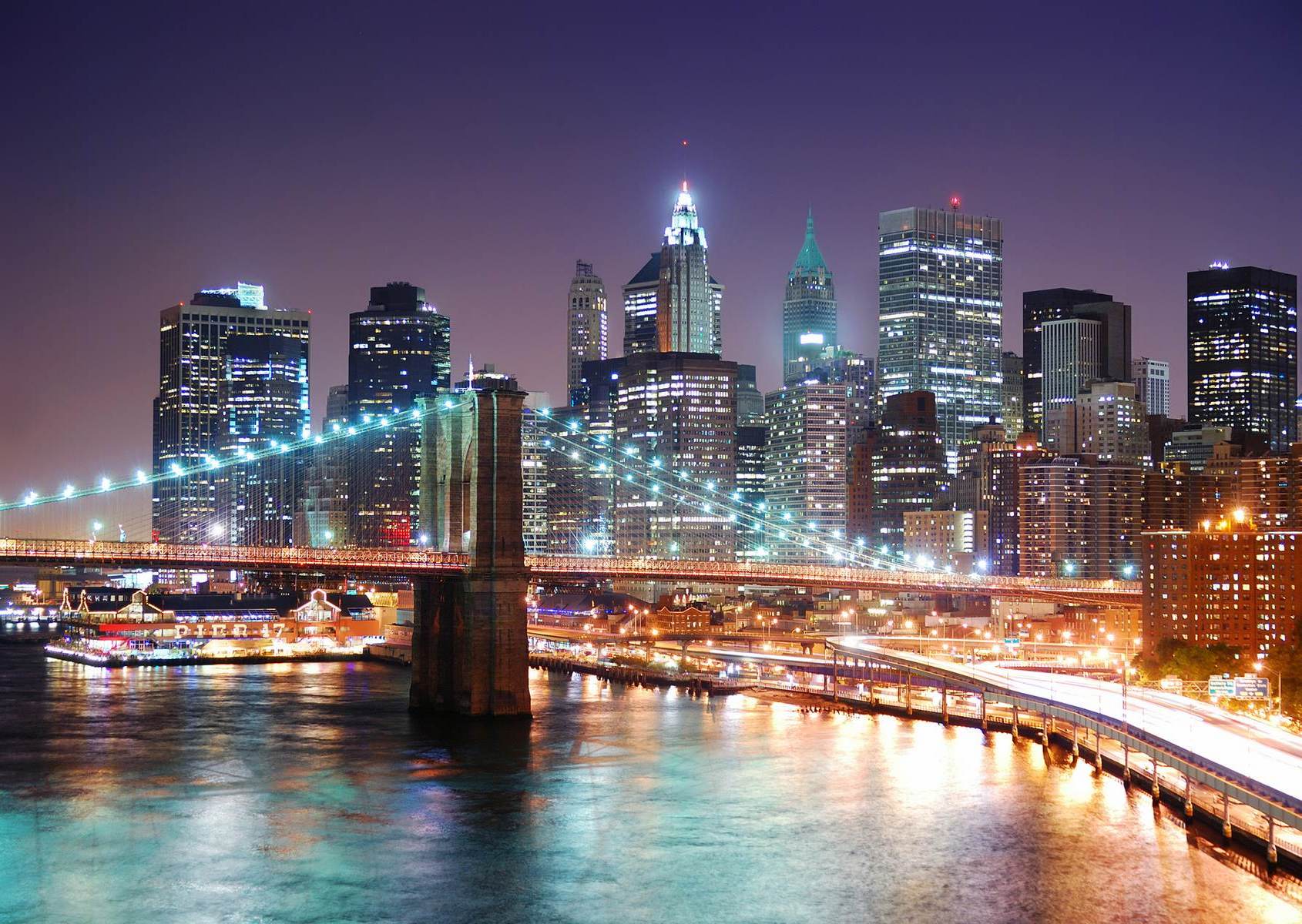 Skyline New York nocturn