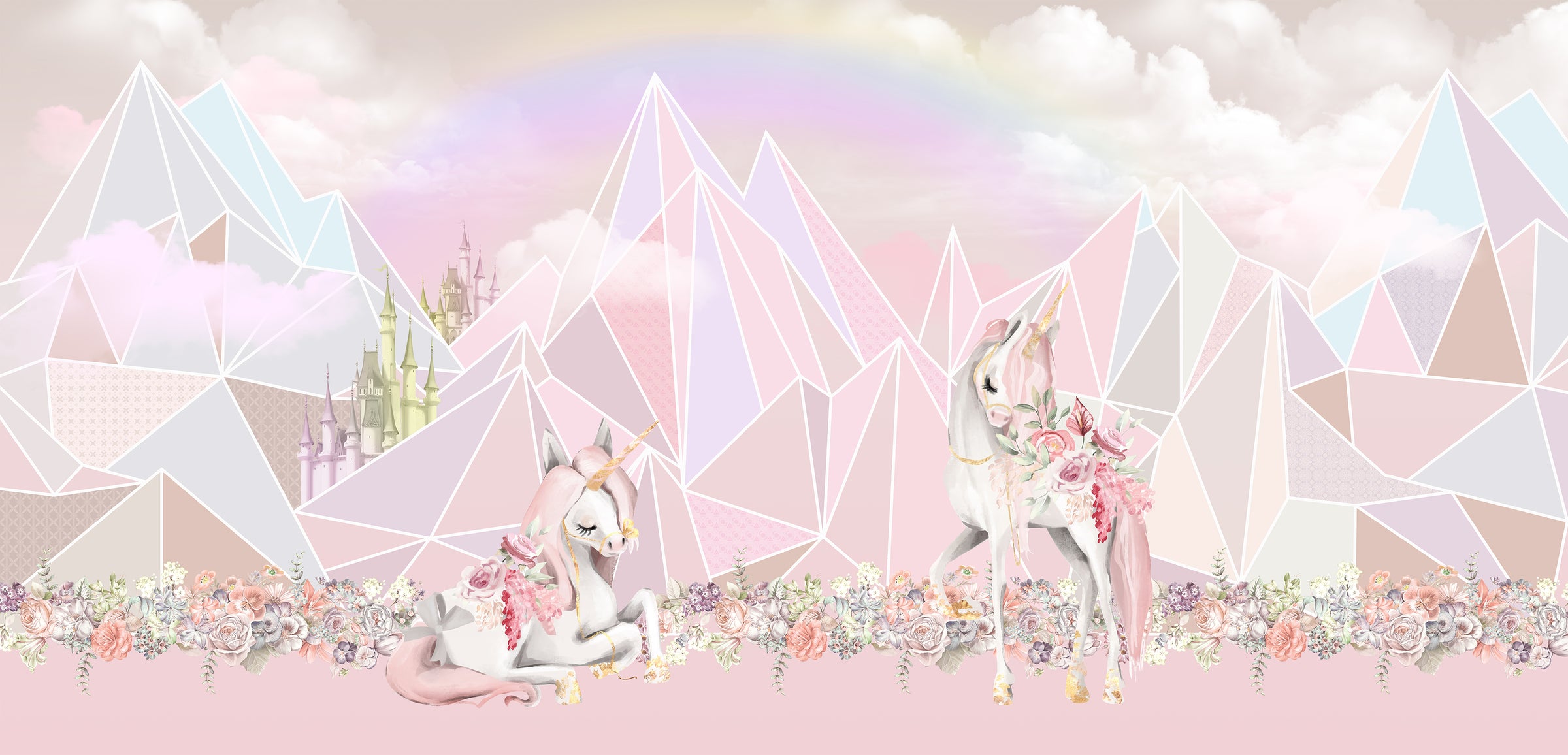 Regatul unicornilor printre munți de cristal