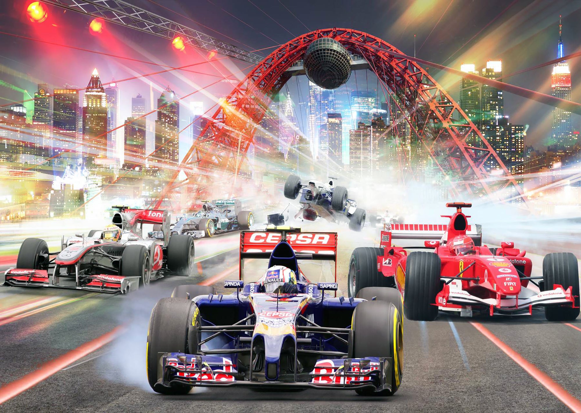 Formula 1 pe circuit