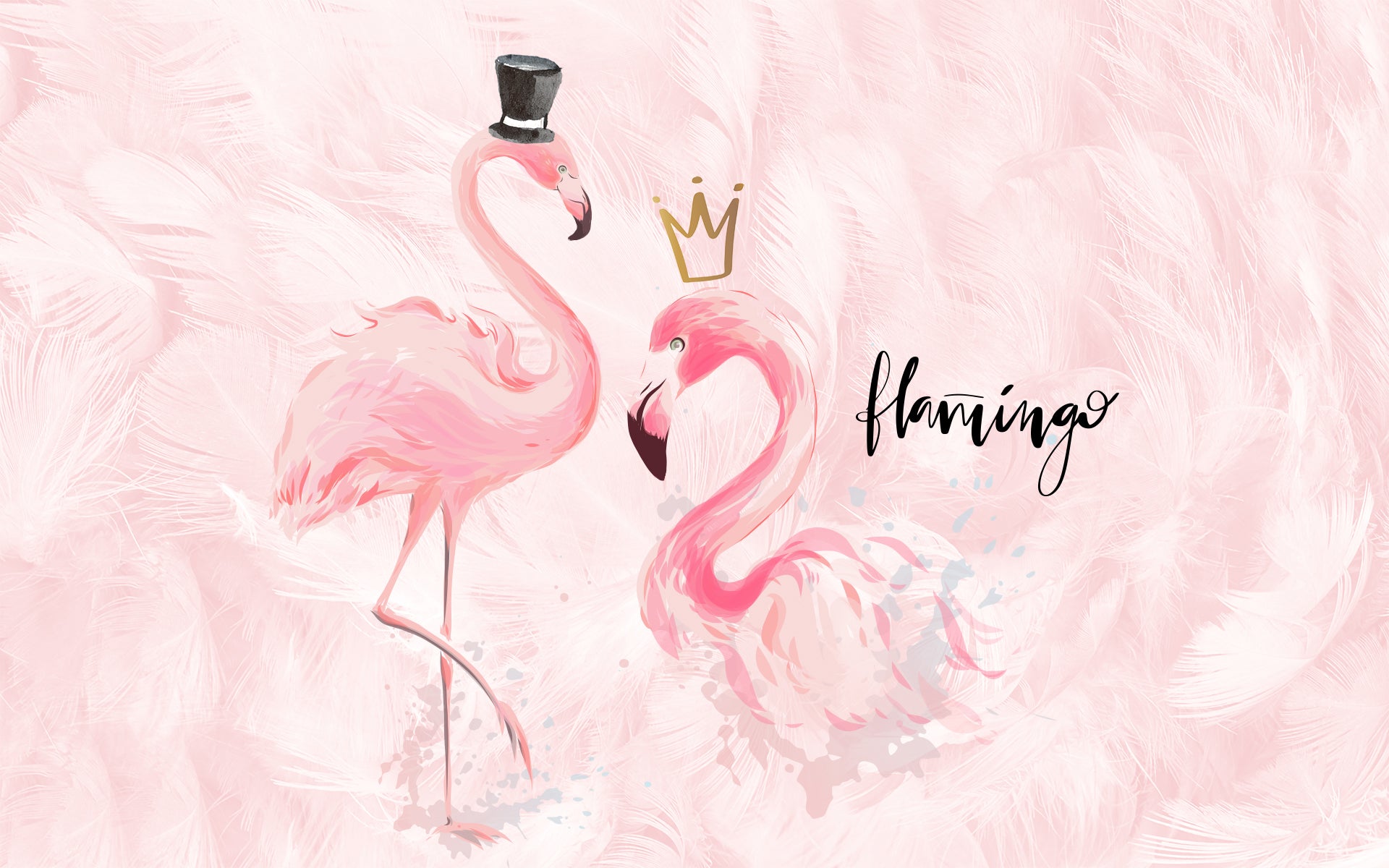Flamingo roz elegant