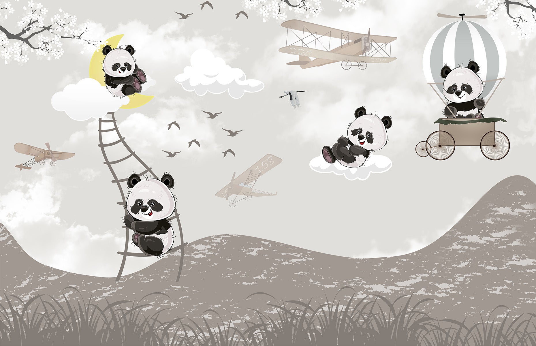 Panda pe lună