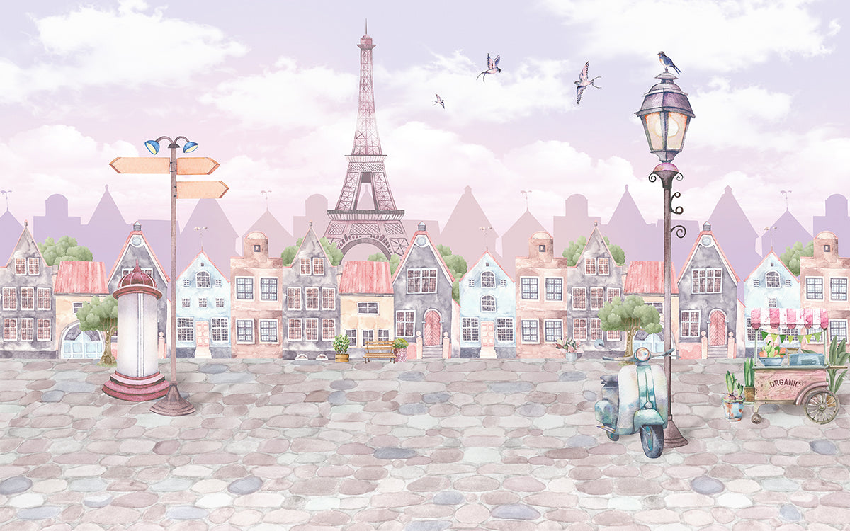 Paris romantic pastel