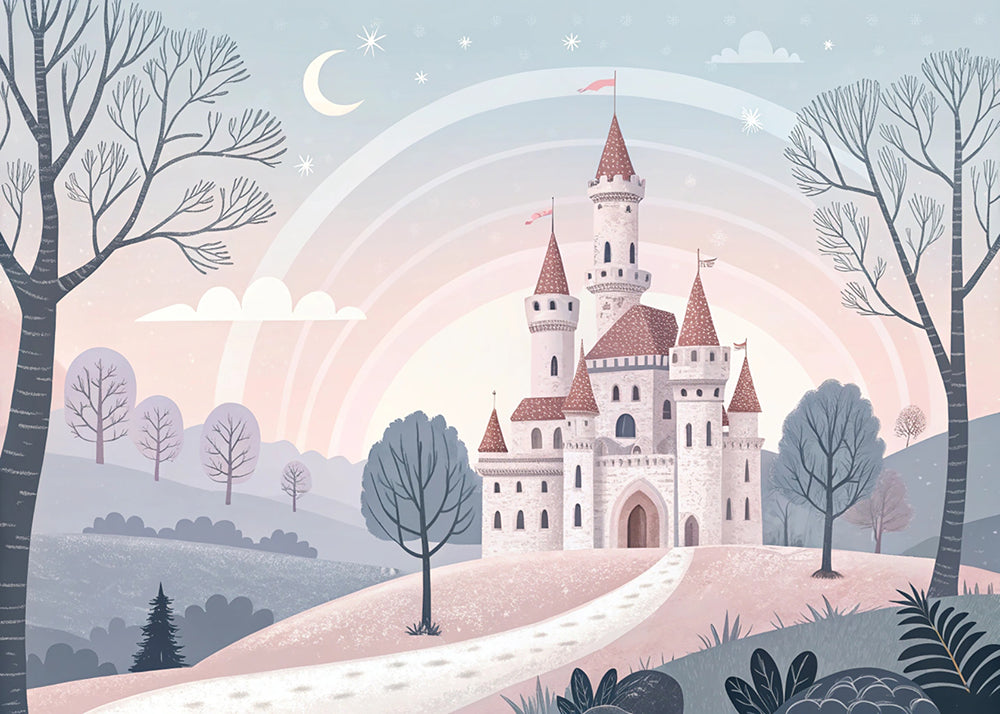 Castel de poveste în nuanțe pastel