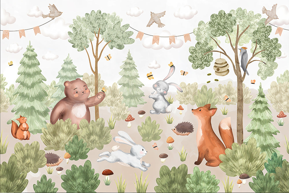 Animale de pădure la petrecere