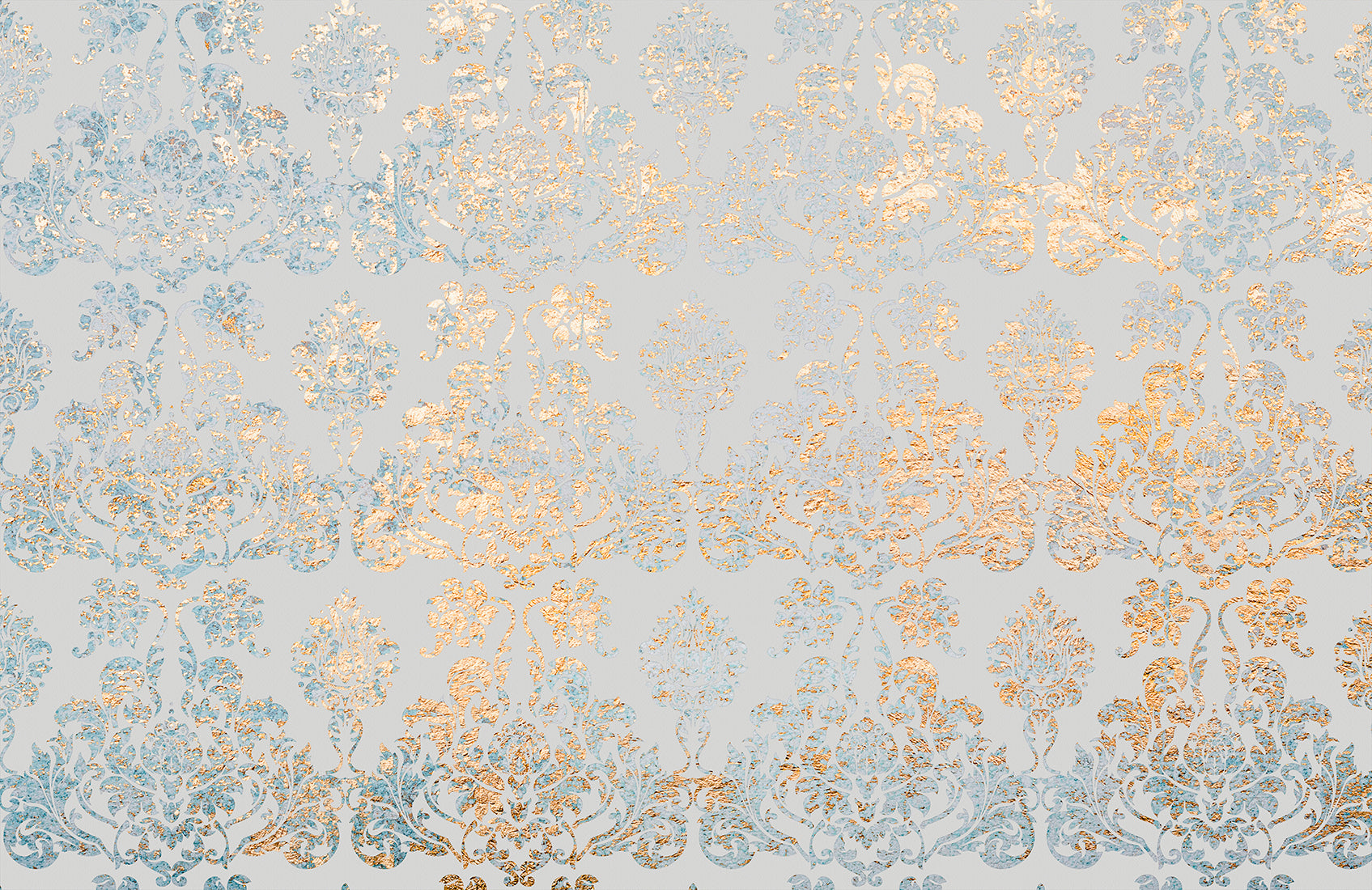 Ornament clasic albastru auriu