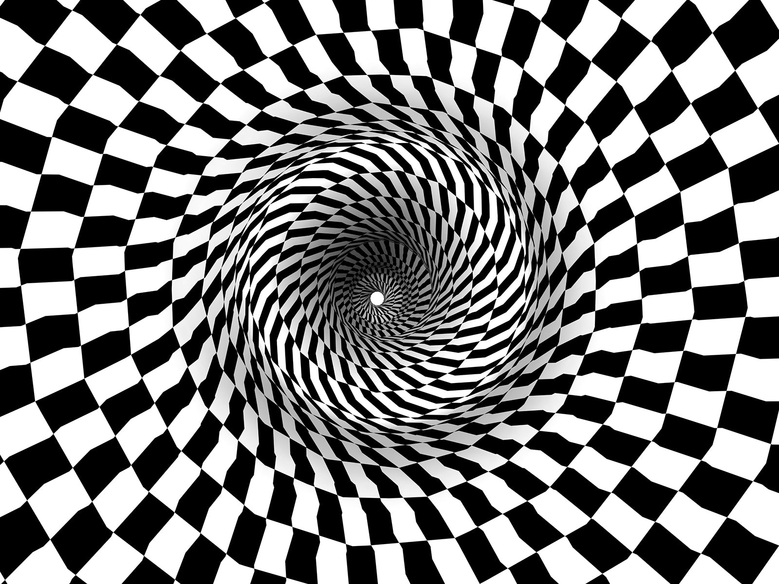Spirală optică alb-negru