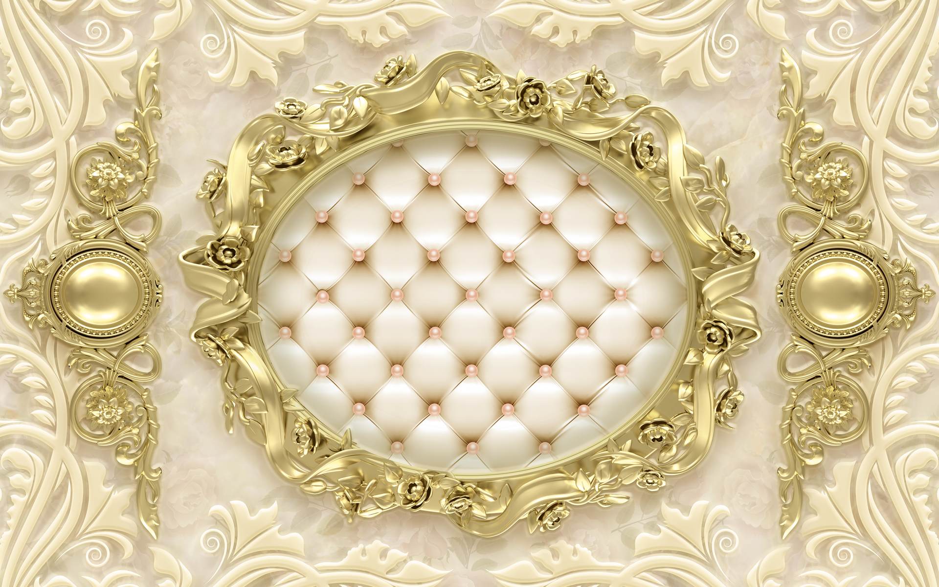 Ornamente aurii în stil regal