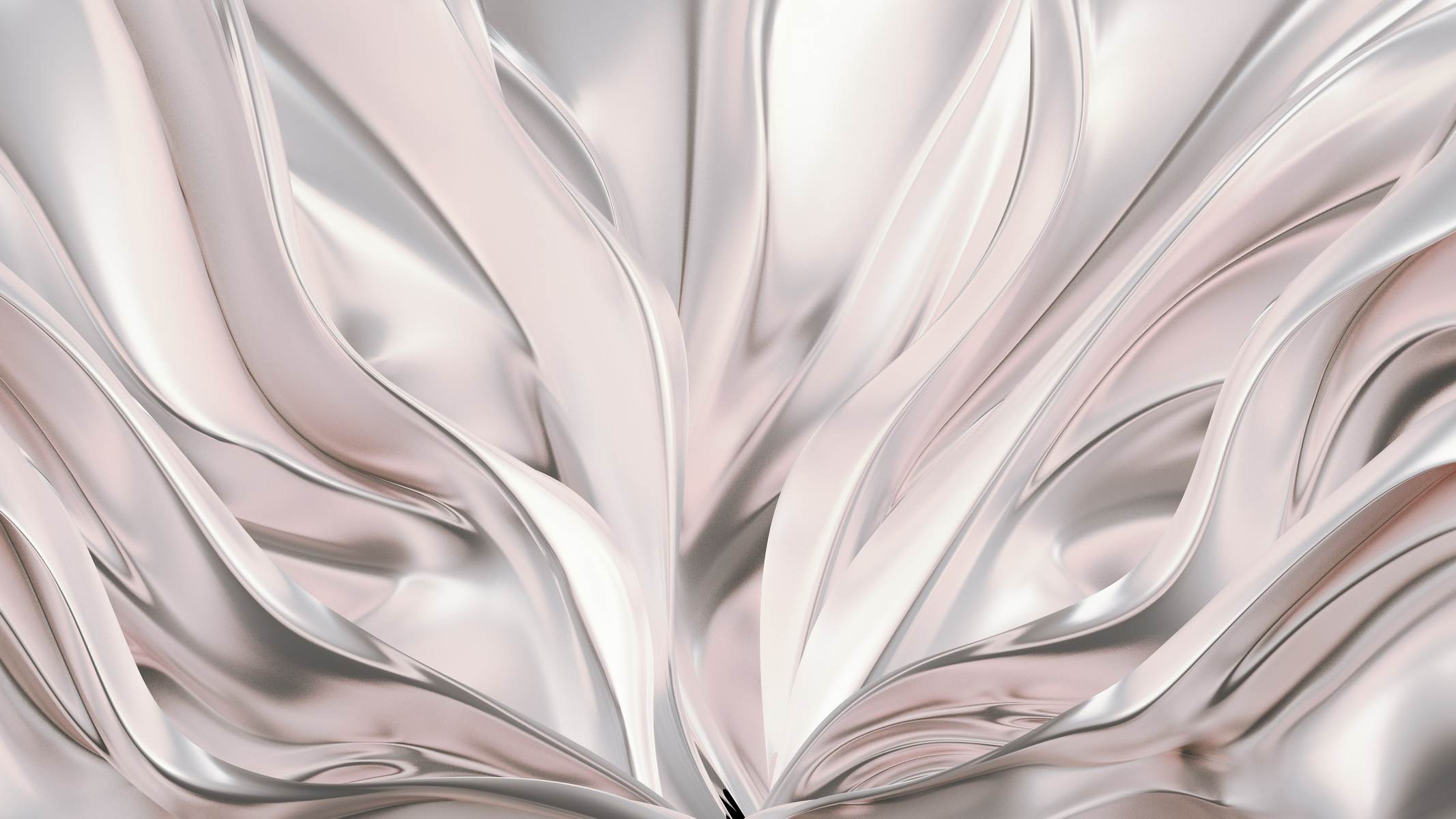 Valuri albe abstracte 3D