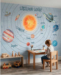Sistem solar educativ albastru