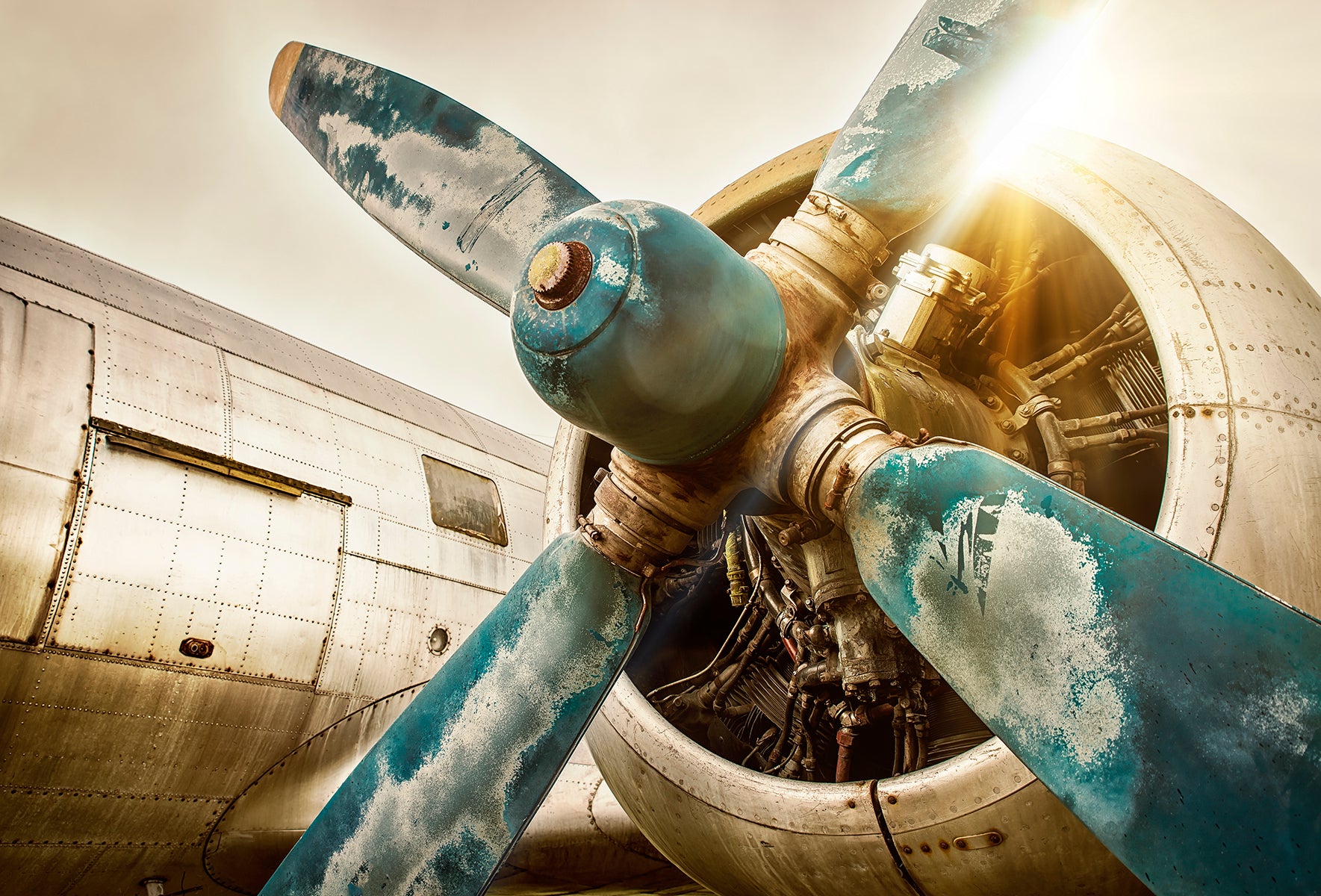 Elice de avion vintage