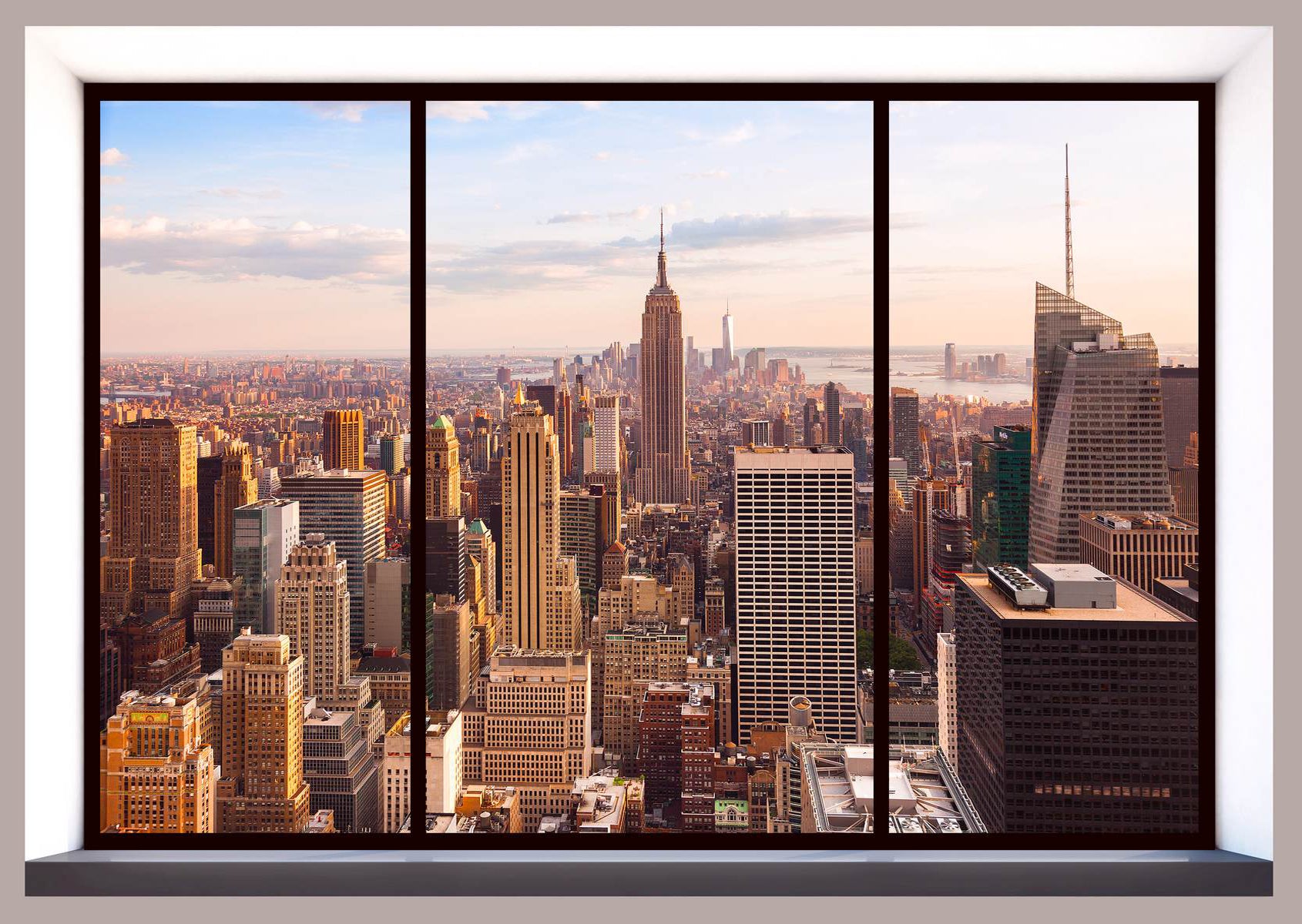 Fereastră mare spre New York