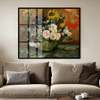 Poster - Oil Painted Roses and Sunflowers, 45 x 30 см, Canvas on frame, Picturi