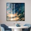 Poster - Sea wave, 100 x 100 см, Framed poster on glass, Marine Theme