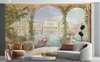 Wall mural - View of the Venetian canal from the arched terrace in the Provencal style