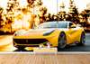 Фотообои - Желтая Ferrari