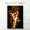 Poster - Polenul de aur, 60 x 90 см, Poster inramat pe sticla, Nude