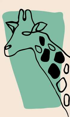 Poster - Girafele, 30 x 45 см, Panza pe cadru