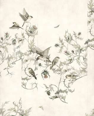 Wall Mural - Botanical sketches