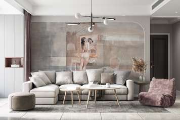 Wall Mural - At the Mirror