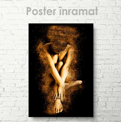 Poster - Polenul de aur, 30 x 45 см, Panza pe cadru, Nude