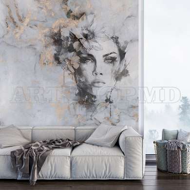 Wall mural - Abstract girl