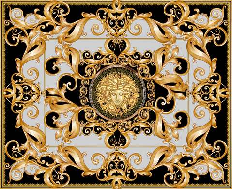 Wall Mural - Glamourous pattern with Versace sign