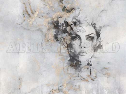 Wall mural - Abstract girl