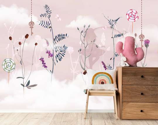 Wall mural for the nursery - Ballerina girl