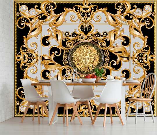 Wall Mural - Glamourous pattern with Versace sign