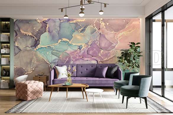 Wall mural - Pale colors