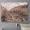 Poster - Painting - street of Paris, 45 x 30 см, Canvas on frame, Art
