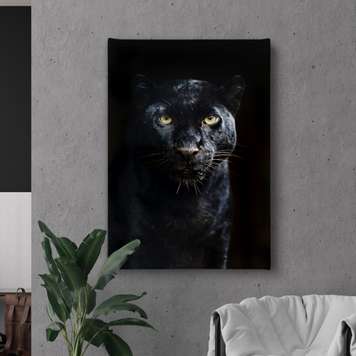 Poster - Black Panther, 30 x 45 см, Canvas on frame, Animals