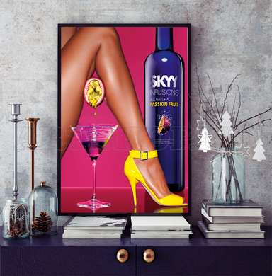 Poster - Poster aprins, 30 x 45 см, Panza pe cadru, Diverse