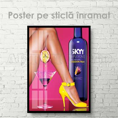 Poster - Poster aprins, 30 x 45 см, Panza pe cadru, Diverse