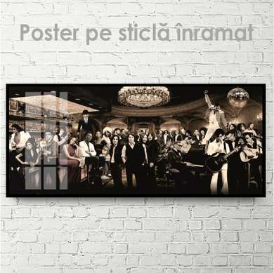 Poster - Legendele, 90 x 45 см, Poster inramat pe sticla