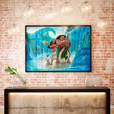 Poster - Disney Characters, 90 x 60 см, Framed poster